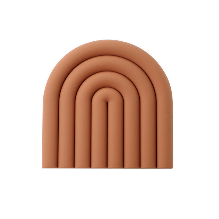 Lisslune | Rainbow Silicone Table Mat Coaster
