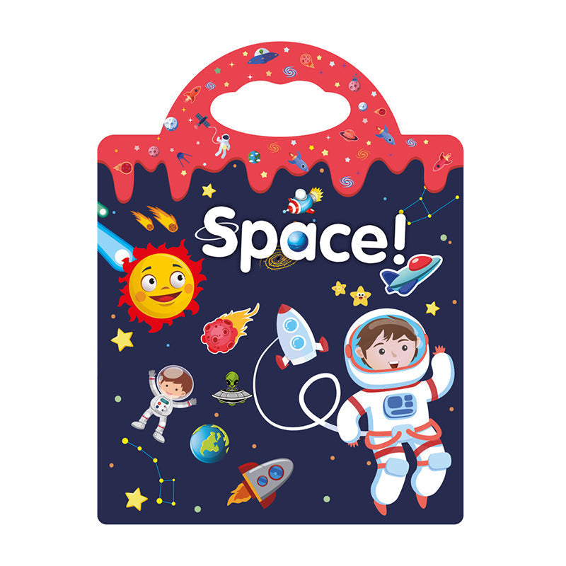 Lisslune | Waterproof Eco-Friendly Educational Sticker Book for Kids