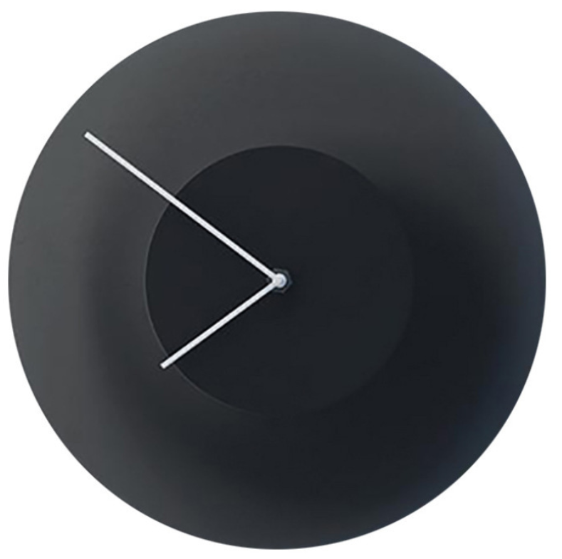 Lisslune | Cool Minimalist Gradient-Changing Wall Clock, for Office, Livingroom, Bedroom and More