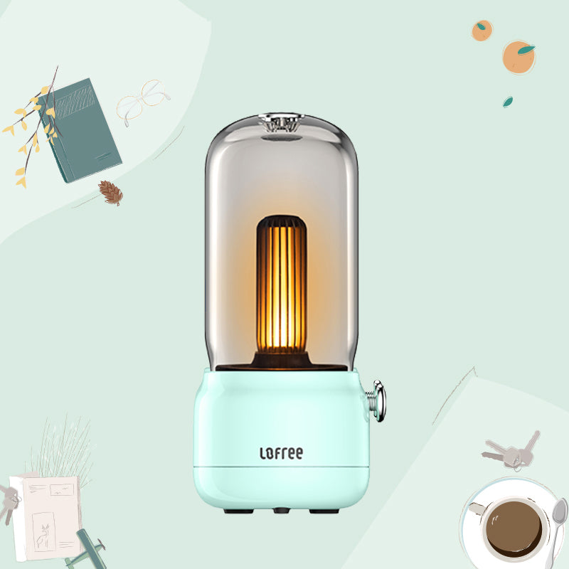 Lisslune | LED Table Lamp, with 2 Light Modes & Dual-mode Charging, for Sleeping, Party, Dinner & More