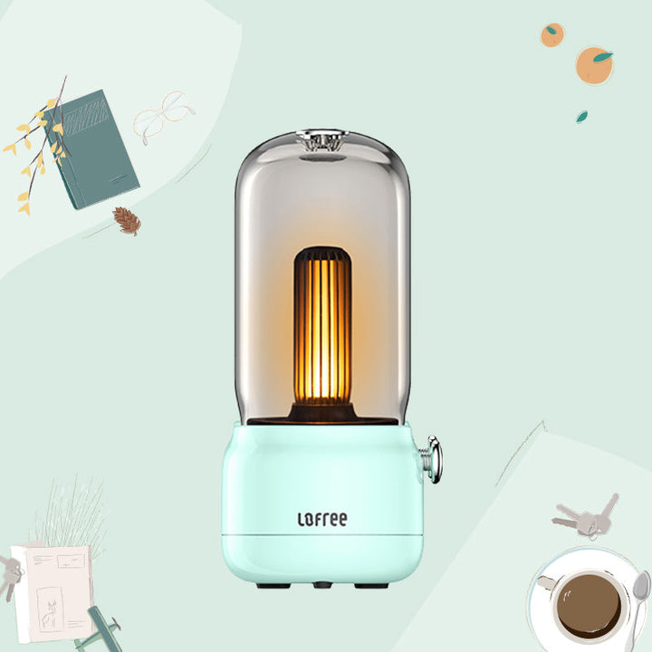 Lisslune | LED Table Lamp, with 2 Light Modes & Dual-mode Charging, for Sleeping, Party, Dinner & More