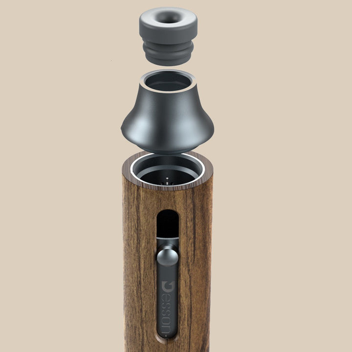 Lisslune | Portable Reusable Cigarette Holder, with 3 Sizes Heads & Built-in Ash Container