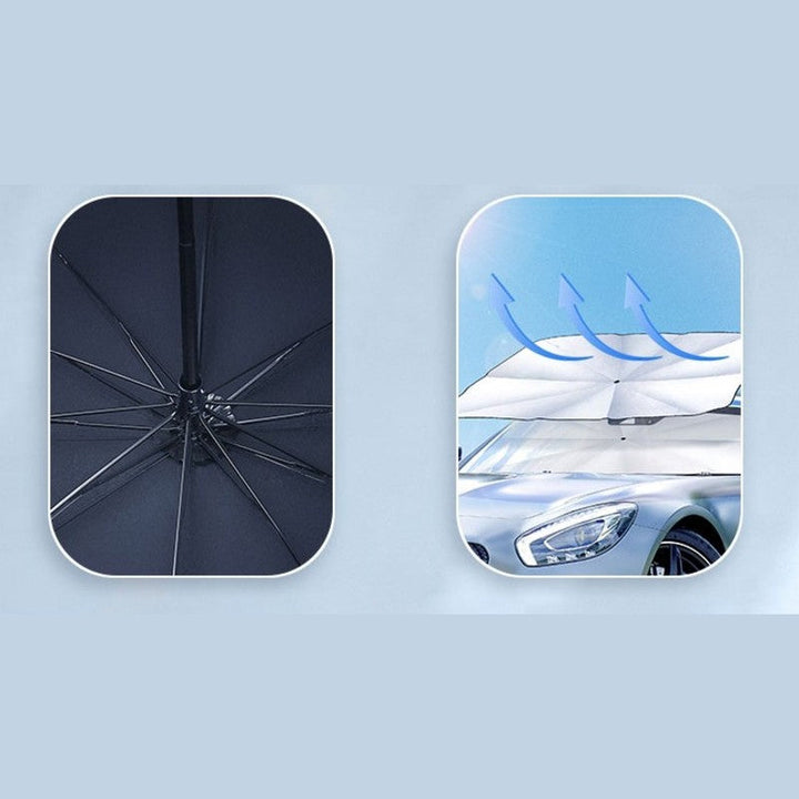 Lisslune | Foldable Car Windshield Sun Shade Umbrella, for Sun Protection & Heat Insulation