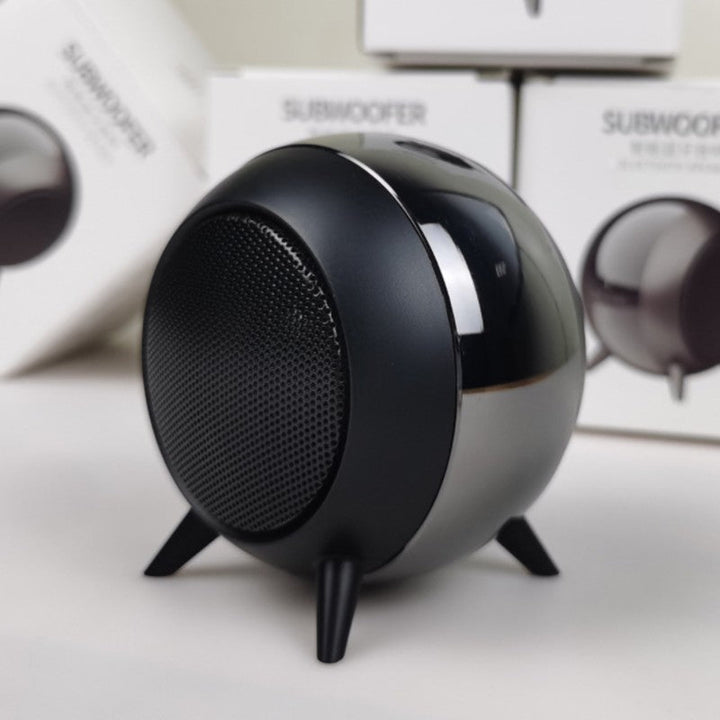Lisslune | Portable Mini Wireless Bluetooth 5.0 Speaker, with Cool Metal Shell, Long Battery Life and Widely Compatible with Phones and Tablets, for Office, Home and More