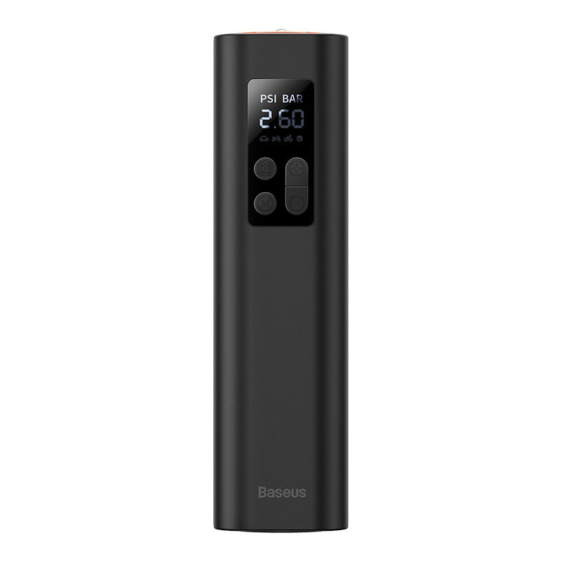 Lisslune | Portable Electric Car Air Compressor Inflator Pump, with Digital LCD Pressure Gauge & Flashlight, for Car, Bike, Motorcycle, Balls