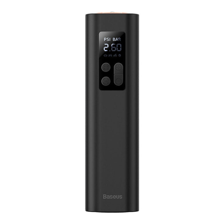 Lisslune | Portable Electric Car Air Compressor Inflator Pump, with Digital LCD Pressure Gauge & Flashlight, for Car, Bike, Motorcycle, Balls
