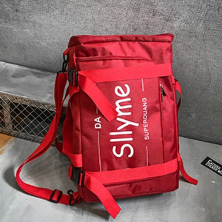 Lisslune | Stylish Backpack with Skateboard Fix Strap, Three Ways to Wear & Large Capacity, for Camping, Outdoor & More