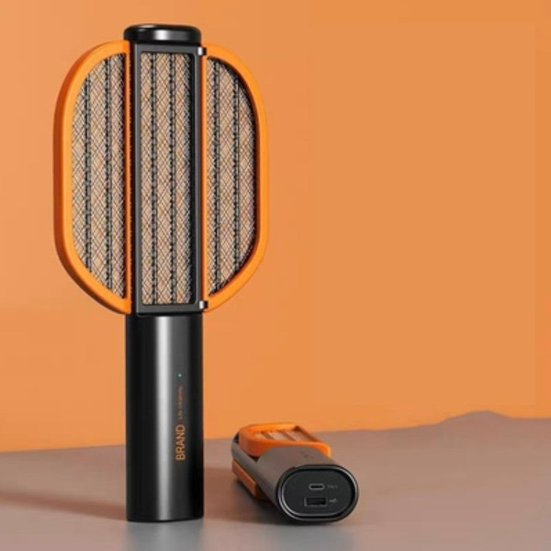 Lisslune | Foldable Rechargeable Electric Fly Mosquito Swatter, with UV Lamp