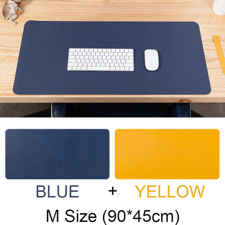 Lisslune | Double-sided Large Waterproof PU Leather Desk Mat, for Office and Home