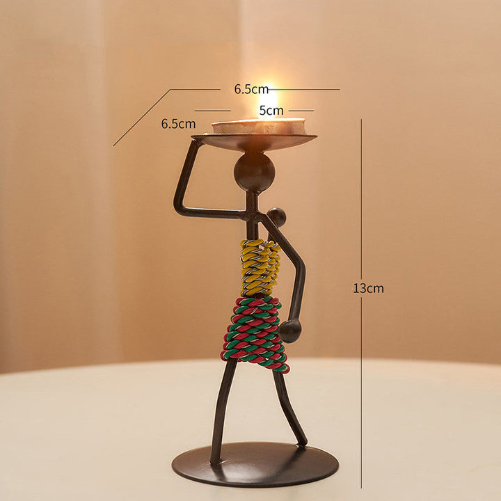 Lisslune | Creative Artistic Candle Holder, for Tealight Candles & Votive Candles, for Wedding, Birthday, Holiday & Home Decoration