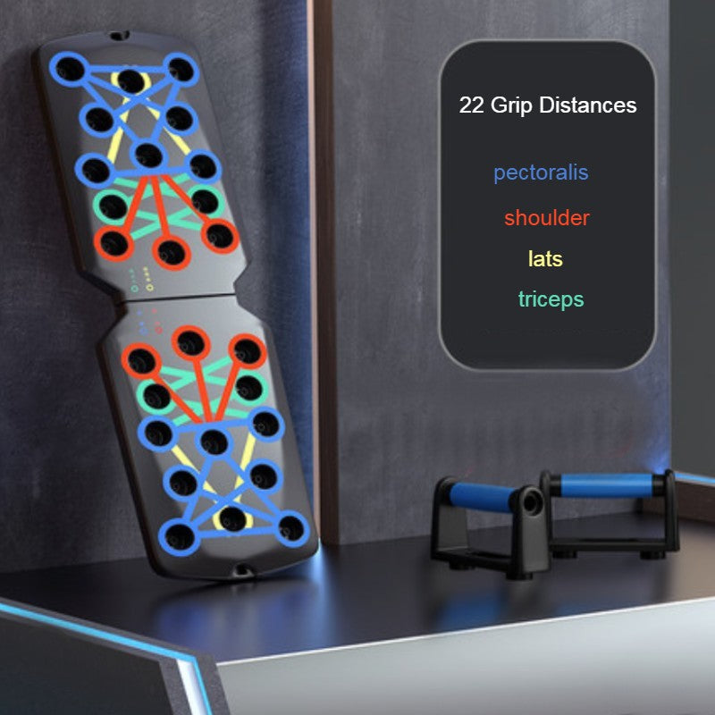 Lisslune | Home Multifunctional Push-up Training Board, with 4 Training Modes, for Pectoralis, Shoulder, Lats, Triceps Strength Training