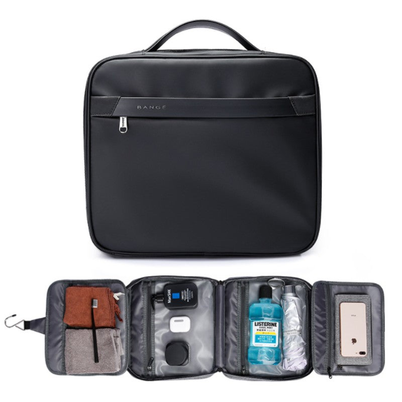 Lisslune | Compact Portable Travel Toiletry Bag, with Hanging Hook, Water-resistant Zipper Pockets, for Travel, Roadtrip, Gym