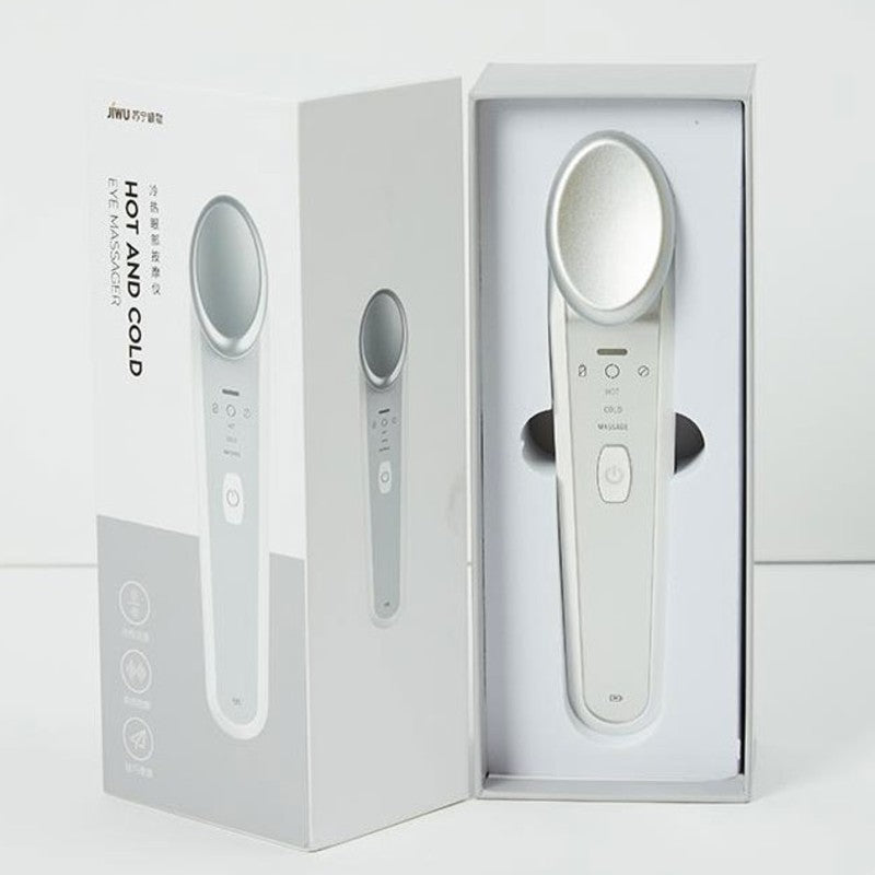 Lisslune | Portable Rechargeable Eye Massager, with Cool & Heat Options, Rotatable Head & Sonic Vibration