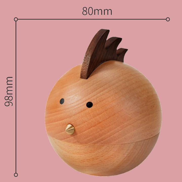 Lisslune | Cute Wooden Jewelry Box, for Necklaces, Earrings, Rings, Cufflinks and More