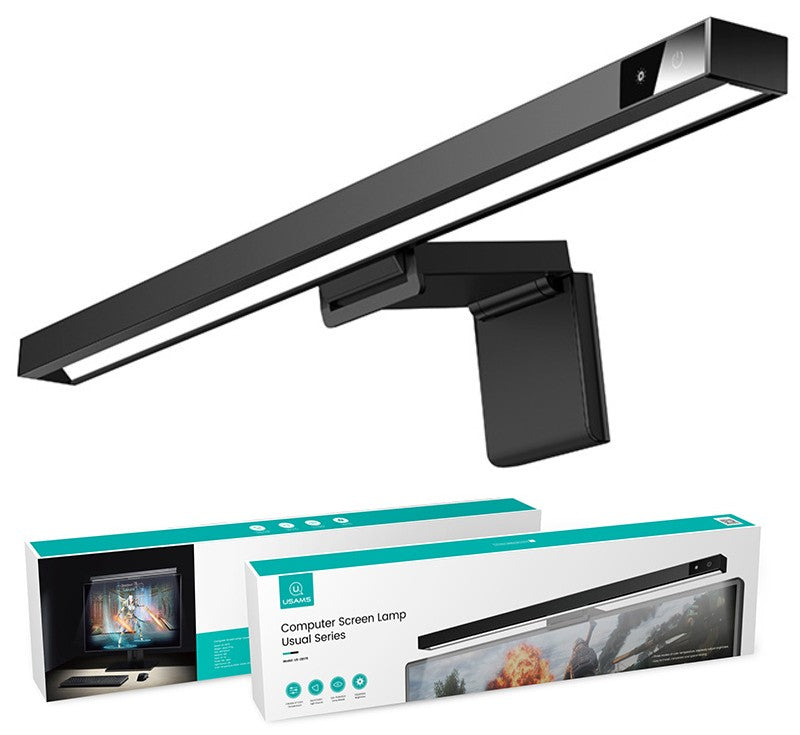 Lisslune | Eye-care Computer Monitor Light, with Stepless Dimming, No Glare & Adjustable Light Temperatures, for Home & Office