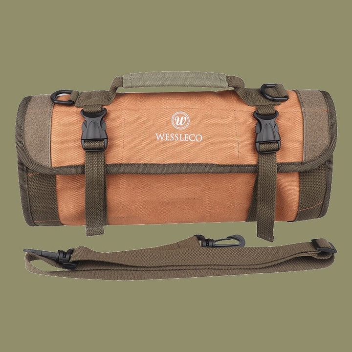 Lisslune | Durable Portable Tool Roll Storage Bag, with 19 Slots & 5 Pockets, for Home, DIY & More
