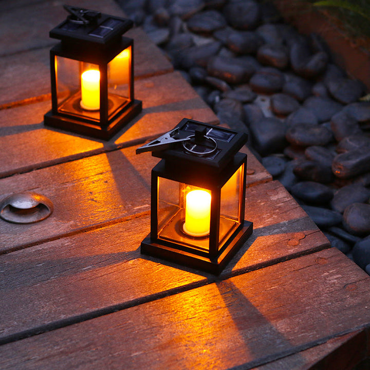 Lisslune | Solar Outdoor LED Decorative Lights, with Clip, Auto ON/OFF & No Wire Required, for Backyard, Balcony, Driveway & More (4-Pack)