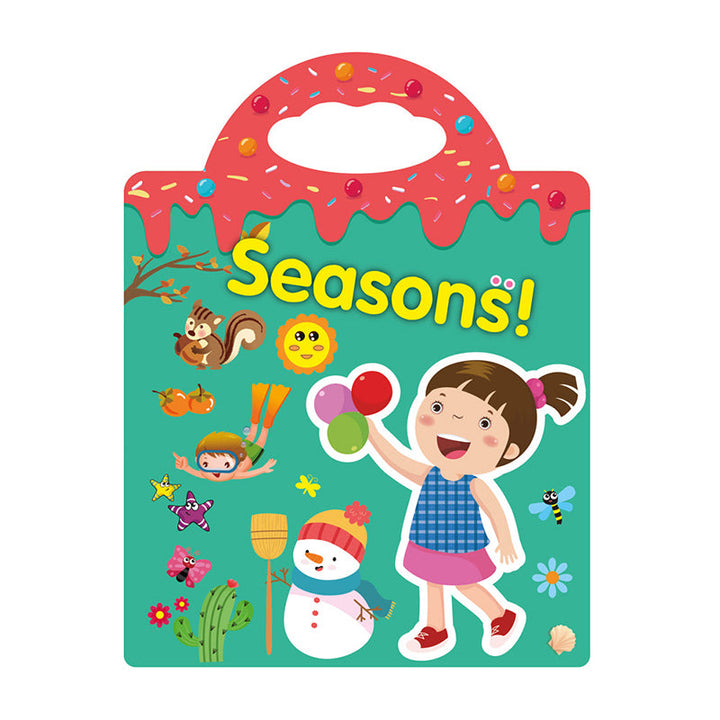 Lisslune | Waterproof Eco-Friendly Educational Sticker Book for Kids