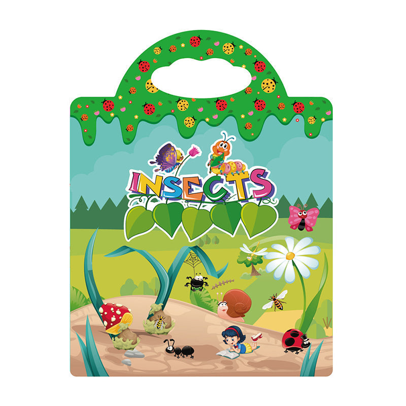 Lisslune | Waterproof Eco-Friendly Educational Sticker Book for Kids