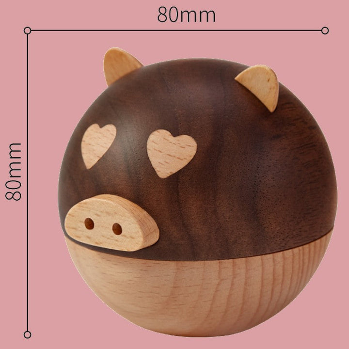 Lisslune | Cute Wooden Jewelry Box, for Necklaces, Earrings, Rings, Cufflinks and More