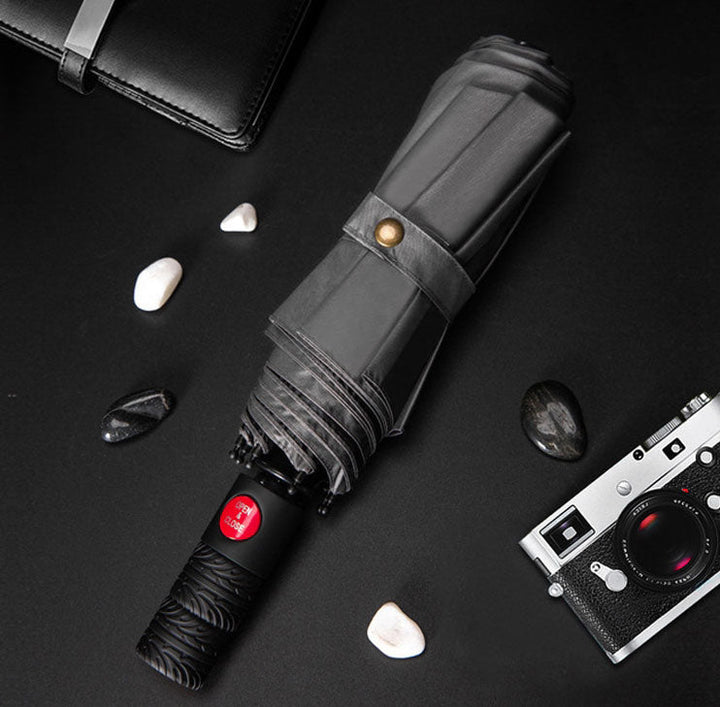 Lisslune | Automatic Sun & Rain Umbrella, with Anti UV Coating, Large Canopy & Anti-slip Handle, for Travel, Commute & More