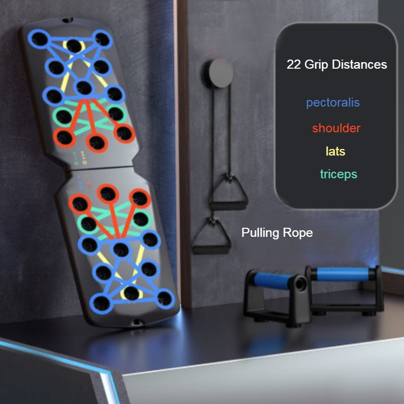 Lisslune | Home Multifunctional Push-up Training Board, with 4 Training Modes, for Pectoralis, Shoulder, Lats, Triceps Strength Training