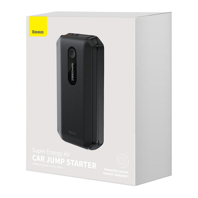 Lisslune | Reliable Portable Car Battery Charger, with LED Flashlight & Power Bank, for Sedan, SUV & More