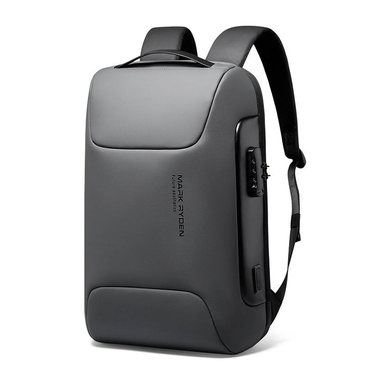 Lisslune | Stylish Large Capacity Backpack, with Combination Lock, Waterproof Fabric, USB Port & Anti-theft pockets, for School, Commute, or Travel