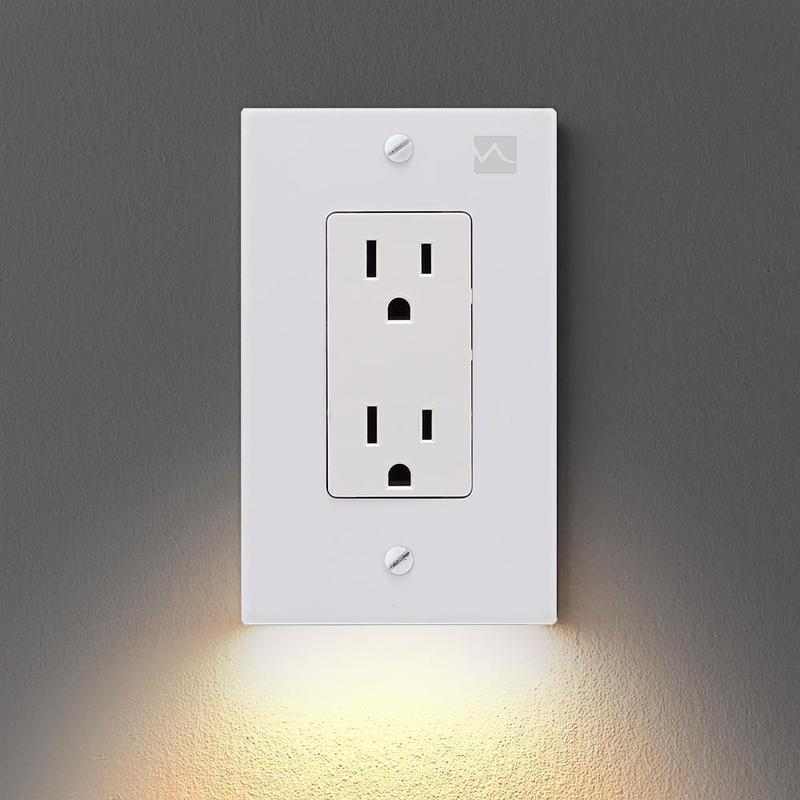 Lisslune | Outlet wall plate with LED night lights