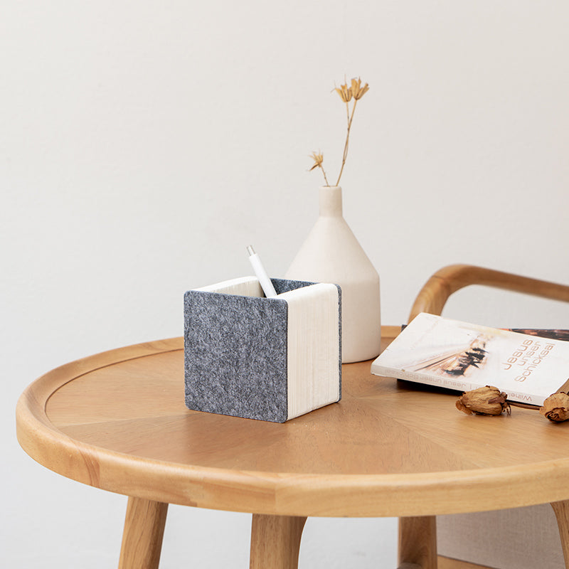 Lisslune | Retractable Desktop Pen Holder, with Accordion Structure, Large Storage Space and Minimalist Design, for Home & Office