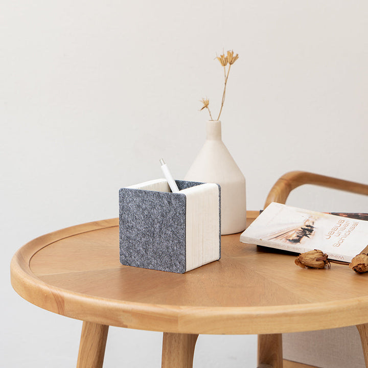 Lisslune | Retractable Desktop Pen Holder, with Accordion Structure, Large Storage Space and Minimalist Design, for Home & Office