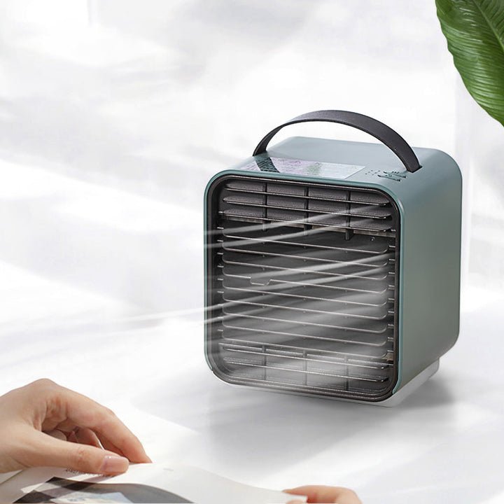 Lisslune | Portable Negative Ion Air Conditioner Fan, with Mild Wind, Clean Air & Humidifier, for Home & Office