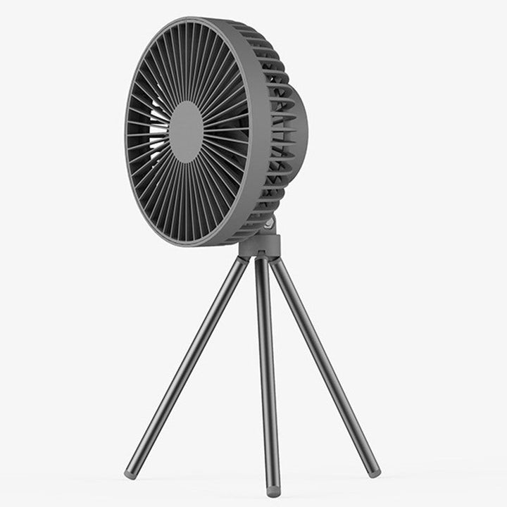 Lisslune | Portable Rechargeable Fan with Flexible Tripod & 3 Speed Settings, for Travel, Office, Room, Outdoor