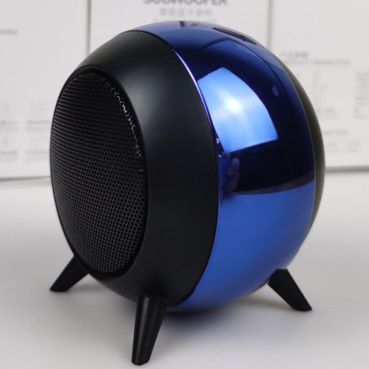 Lisslune | Portable Mini Wireless Bluetooth 5.0 Speaker, with Cool Metal Shell, Long Battery Life and Widely Compatible with Phones and Tablets, for Office, Home and More