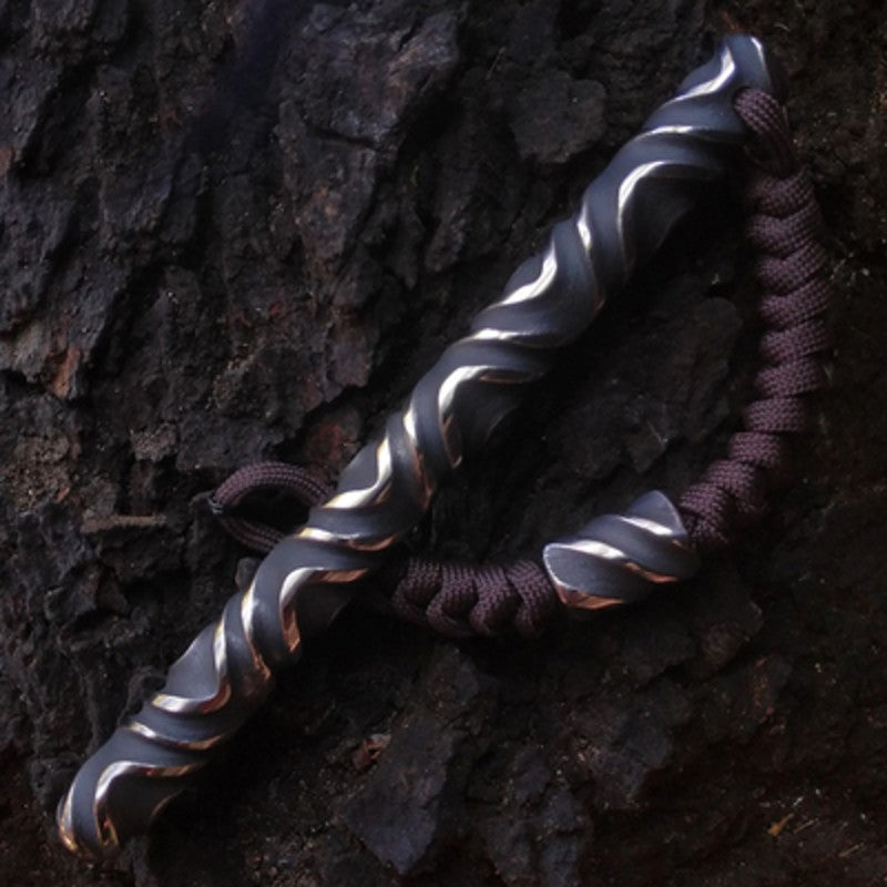 Lisslune | Handmade Fashionable Titanium EDC Tool with 3D texture, for Pendant, Gift & Ornament
