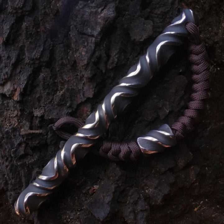 Lisslune | Handmade Fashionable Titanium EDC Tool with 3D texture, for Pendant, Gift & Ornament