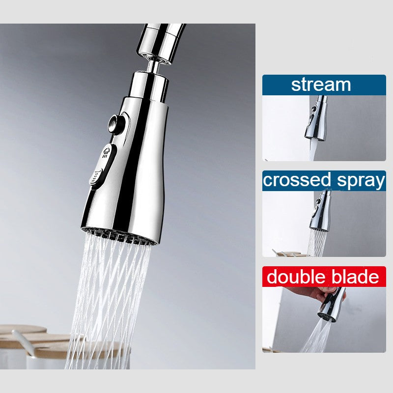 Lisslune | Pull Out Spray Head with 3 Water Modes, for Bathroom & Kitchen Faucet