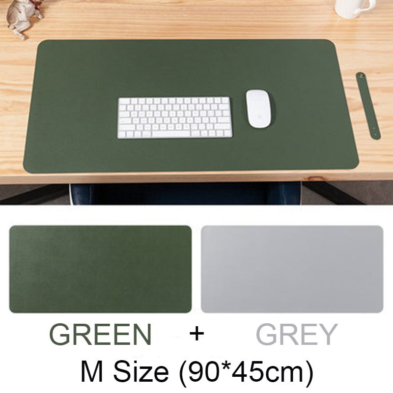 Lisslune | Double-sided Large Waterproof PU Leather Desk Mat, for Office and Home