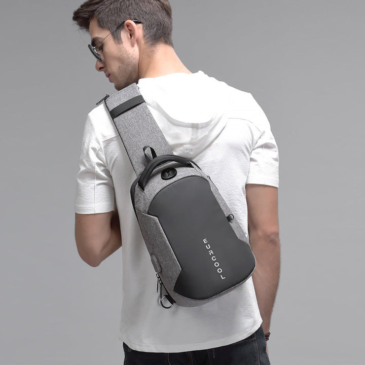 Lisslune | Multifunctional Lightweight Packable Sling Bag, with Multi-layer Compartments, Large Capacity, Waterproof Fabric & Large Opening, for Trip, Commute, Hiking & More