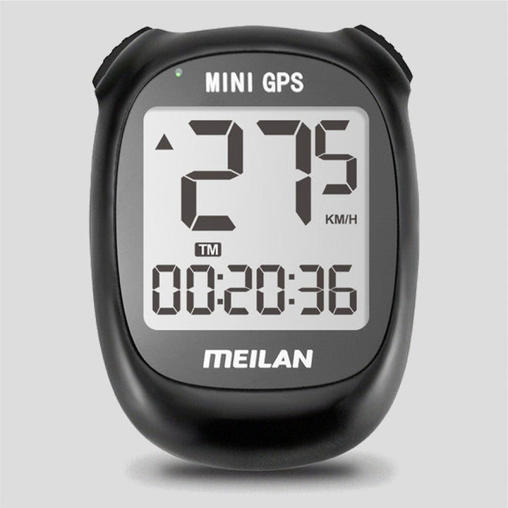 Lisslune | Rechargeable Water-resistant GPS Bike Speedometer, with Backlight & 8H Battery Life, for Cycling, Canoeing & More