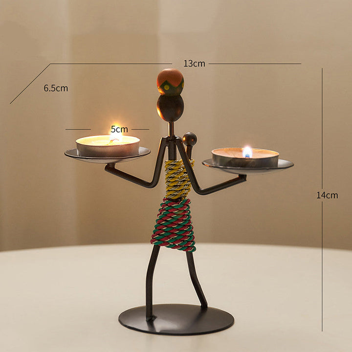 Lisslune | Creative Artistic Candle Holder, for Tealight Candles & Votive Candles, for Wedding, Birthday, Holiday & Home Decoration