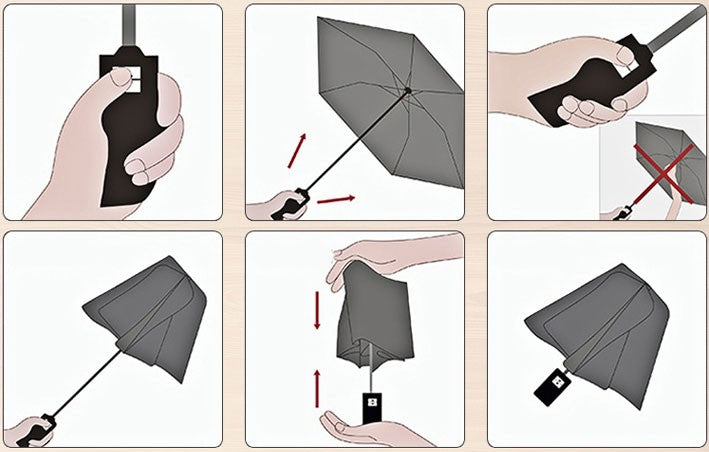 Lisslune | Automatic Sun & Rain Umbrella, with Anti UV Coating, Large Canopy & Anti-slip Handle, for Travel, Commute & More