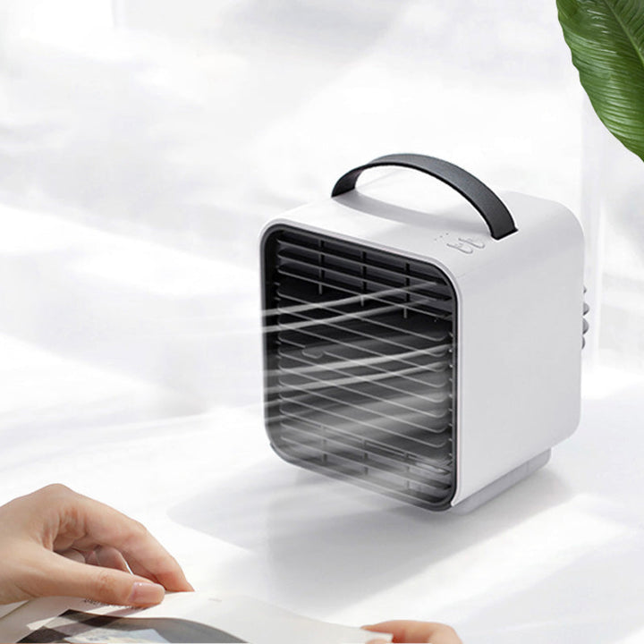 Lisslune | Portable Negative Ion Air Conditioner Fan, with Mild Wind, Clean Air & Humidifier, for Home & Office
