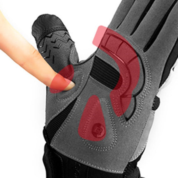 Lisslune | Electric Thermal Heated Gloves, with Touchscreen-compatible Fingertips & Reflecting Strip, for Climbing, Hiking, Cycling & More