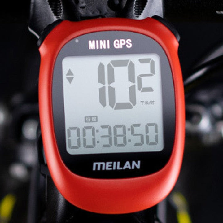 Lisslune | Rechargeable Water-resistant GPS Bike Speedometer, with Backlight & 8H Battery Life, for Cycling, Canoeing & More