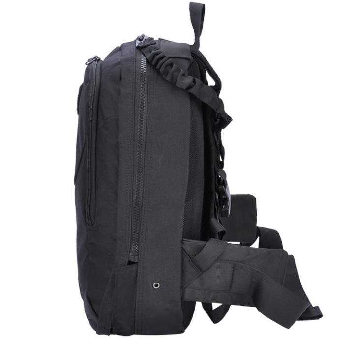 Lisslune | Tactical Transformable Vest Backpack, with Durable & Waterproof Material, Adjustable Straps & Mount System, for Outdoors, Hiking, Travel & More