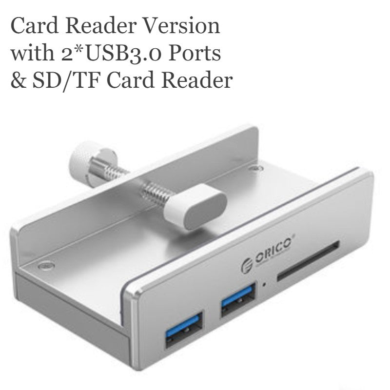 Lisslune | Creative Back Clip Snap-on USB3.0 Hub, with 4 USB Ports & Easy- to-fix Design, for Ultimate Convenience in Home & Office