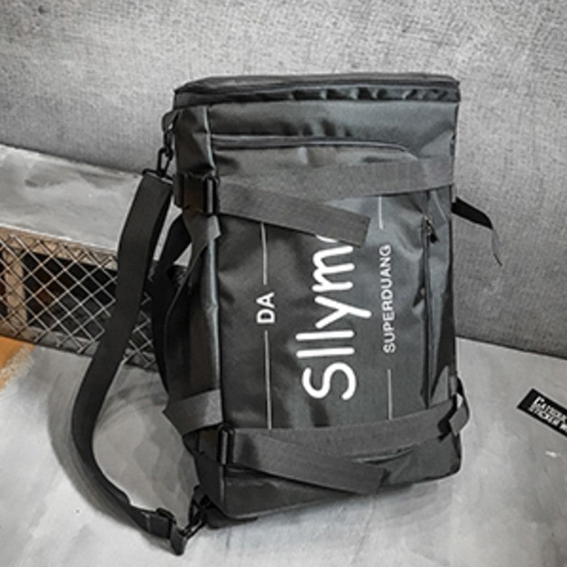 Lisslune | Stylish Backpack with Skateboard Fix Strap, Three Ways to Wear & Large Capacity, for Camping, Outdoor & More