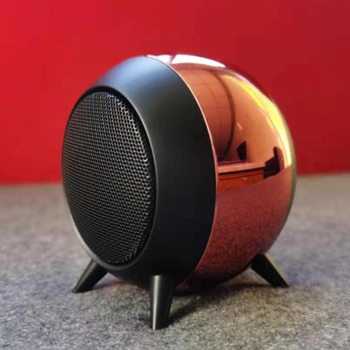Lisslune | Portable Mini Wireless Bluetooth 5.0 Speaker, with Cool Metal Shell, Long Battery Life and Widely Compatible with Phones and Tablets, for Office, Home and More