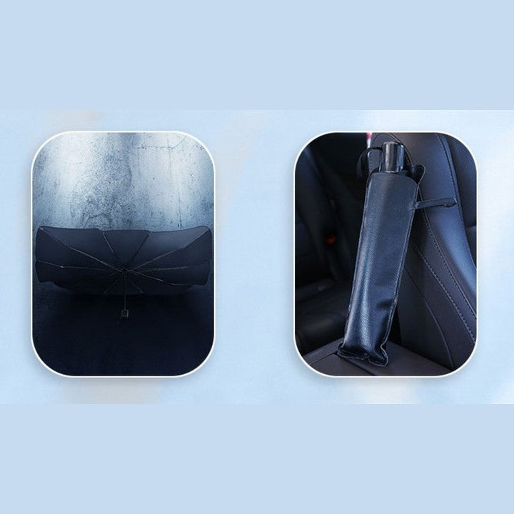 Lisslune | Foldable Car Windshield Sun Shade Umbrella, for Sun Protection & Heat Insulation